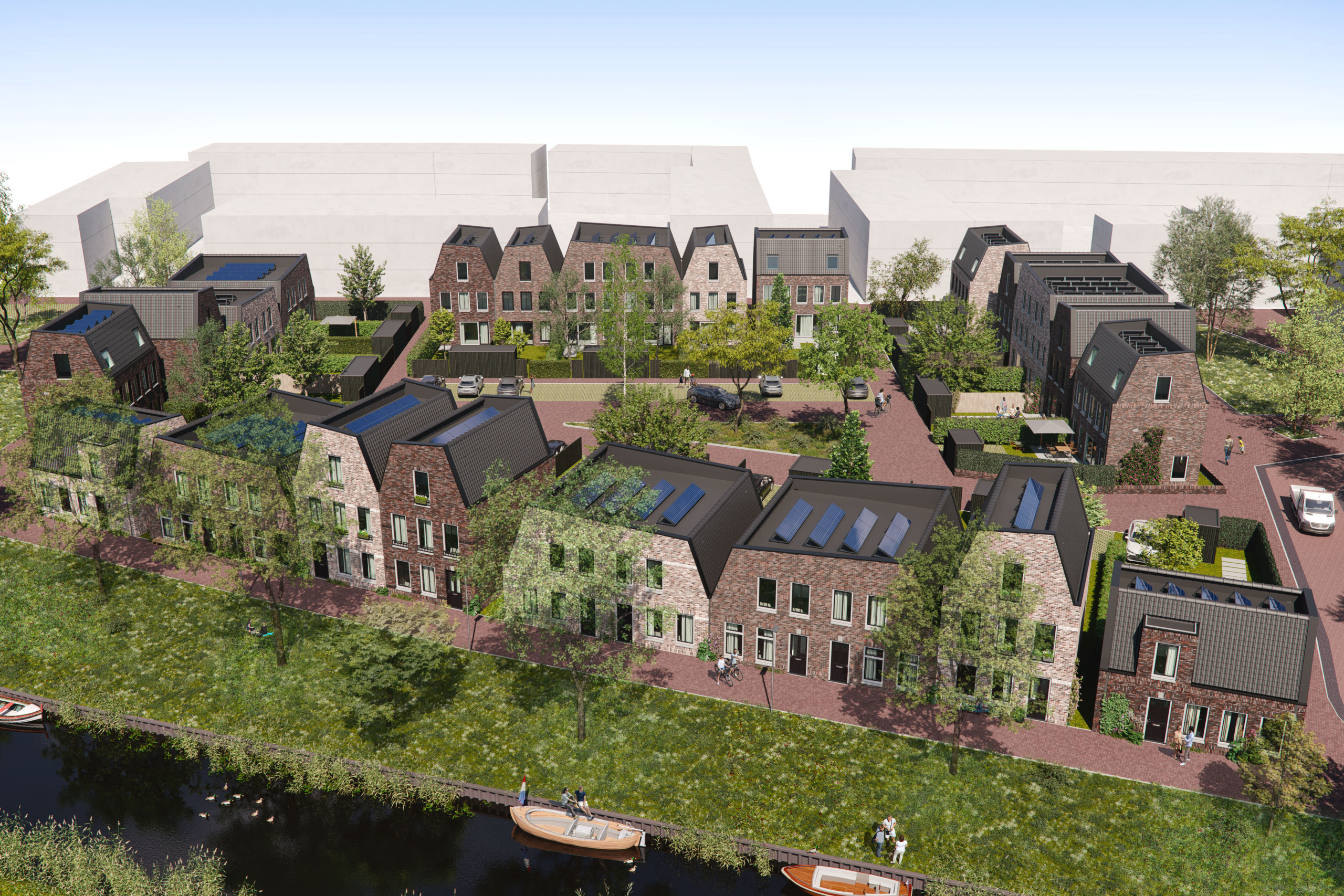 Overzichtsfoto van het Bolwerk, Middelsee Leeuwarden